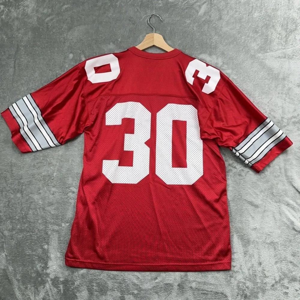 VTG Nike Ohio State Buckeyes Mesh Jersey #30 Authentic Korea-Made Swoosh Size M